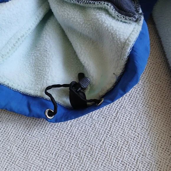 north face ♡ 90s denali blue vintage